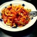ママんま's cooksnap of when they made 冷凍うどんで☆簡単美味しいナポリタン♪.
