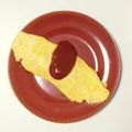 mikkosann's cooksnap of when they made チーズ　in オムレツ☆.