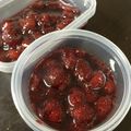 ポメちょん's cooksnap of when they made 某デパートに販売してる濃厚いちごジャム❤.