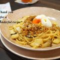 bobitin's cooksnap of when they made 和風納豆パスタ♡.