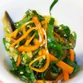 はぎっ子's cooksnap of when they made 火を使わない★茄子と人参のナムル.