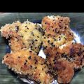 とっちぃa's cooksnap of when they made 鶏胸肉の黒ゴマカツ.