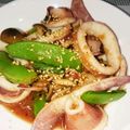 ずっきーにん's cooksnap of when they made いかとスナップえんどうの酢味噌和え.