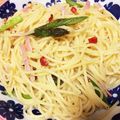 タータンのママ's cooksnap of when they made 簡単☆ベーコンとアスパラのペペロンチーノ.