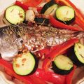 nisidam's cooksnap of when they made にんにくとオリーブオイル♪鯵の香草焼き.