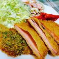 ポキ夫's cooksnap of when they made モテる！お肉屋さんのハムカツ.