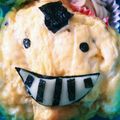 みきいちごさん's cooksnap of when they made キャラ弁…ころせんせーw.