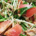 瑠歌姫's cooksnap of when they made 水菜とトマトの簡単サラダ☆.