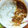 はち柚子's cooksnap of when they made 離乳食*完了期『お子様納豆チーズカレー』.