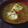 NAGANO久留米's cooksnap of when they made 揚げだしっぽい豆腐の味噌汁〜.