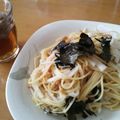 よーしこさぁーん's cooksnap of when they made なめ茸スパゲッティ☆混ぜるだけ(^^).