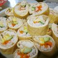 ぽんぽん堂's cooksnap of when they made 春の彩り＊巻きいなり寿司.