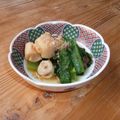 ゆしゅな's cooksnap of when they made ボイルホタテと小松菜の土佐煮.