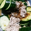 せきりな's cooksnap of when they made きゅうりのとろろ昆布のせ.