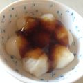 ニコニコぱん's cooksnap of when they made レンジでみたらし団子.