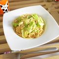 naaaao424's cooksnap of when they made 春キャベツとツナの和風パスタ.