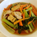 apple☆'s cooksnap of when they made 超簡単で短時間レシピの油揚げと小松菜煮.