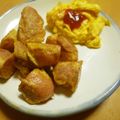 ｇｅｃｋｏ's cooksnap of when they made ソーセージのピカタ.