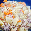 アンアンジェリーナ's cooksnap of when they made 生姜が香る♪豚小間と大根の煮物.