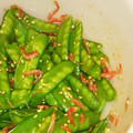 amaasin26's cooksnap of when they made 絹さやの干しえび和え.