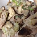 しなくっく's cooksnap of when they made ネギ塩レモンダレで豚肉ときのこ炒め.
