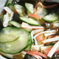 riea1130's cooksnap of when they made 胡瓜とワカメの酢の物.