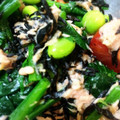 えつ31's cooksnap of when they made ほうれん草とトマトひじきのゆずぽんサラダ.