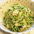 *Mutsuki*'s cooksnap of when they made 豆苗と大根とツナのサラダ.