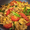 名波はるか's cooksnap of when they made 牛肉・アスパラ・卵のオイスターソース炒め.
