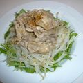 monemaruku's cooksnap of when they made ✿ニンニクマヨ醤油の❀生姜焼きポーク丼✿.