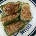 マリンＫ's cooksnap of when they made ヘルシ～★ピーマンの肉詰め.