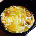 ぷーさん's cooksnap of when they made みょうがとえのきの辛子味噌汁(^^♪.