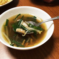オペさん's cooksnap of when they made 簡単！ニラと椎茸 なめこの中華スープ♪.