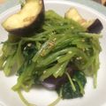 morio28's cooksnap of when they made ★茄子と三つ葉のごまポン酢和え★.