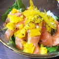 みさッピ's cooksnap of when they made シェフ直伝、簡単サーモンのカルパッチョ.