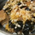 CoffeeCoco's cooksnap of when they made バラちゃん？とワカメちゃん豆腐☆.