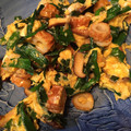 かおりちゃん☆★'s cooksnap of when they made ニラと椎茸の卵とじ.