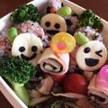 aihamu's cooksnap of when they made 簡単☆キャラ弁☆お花畑のお弁当♪.