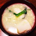 みずは's cooksnap of when they made 豚肉と豆腐のボリュームたまごスープ飯ｗ.