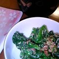 blackcat862's cooksnap of when they made 菜花のおかか醤油あえマヨ風味.