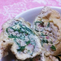 マスターボール's cooksnap of when they made ☆簡単残り物で油揚げの茶巾煮.