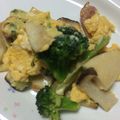 あずき2480's cooksnap of when they made ウインナーとブロッコリーの卵炒め☆.