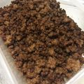 Bom's cooksnap of when they made 鶏そぼろ.
