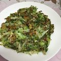 makitoshi7's cooksnap of when they made キャベツたっぷりお好み焼き風.