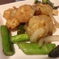 クマたぬき's cooksnap of when they made 簡単美味しい！アスパラとエビの塩炒め.