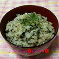 こたらパッド's cooksnap of when they made お茶漬けの粉de 梅♥ひじき炊込みご飯？.