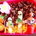 macoco＊hm's cooksnap of when they made リトルミィとスナフキン簡単キャラ弁おかず.
