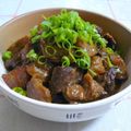 nasubeam's cooksnap of when they made 大阪名物＊どて焼き（牛すじ味噌煮込み）.