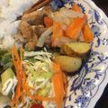 n705's cooksnap of when they made 鶏もも肉と新ジャガのオーブンロースト.