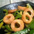maruru-nn's cooksnap of when they made ～キュウリとピーマンのウスター炒め～.